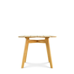 Ethimo's Knit range small dining table.