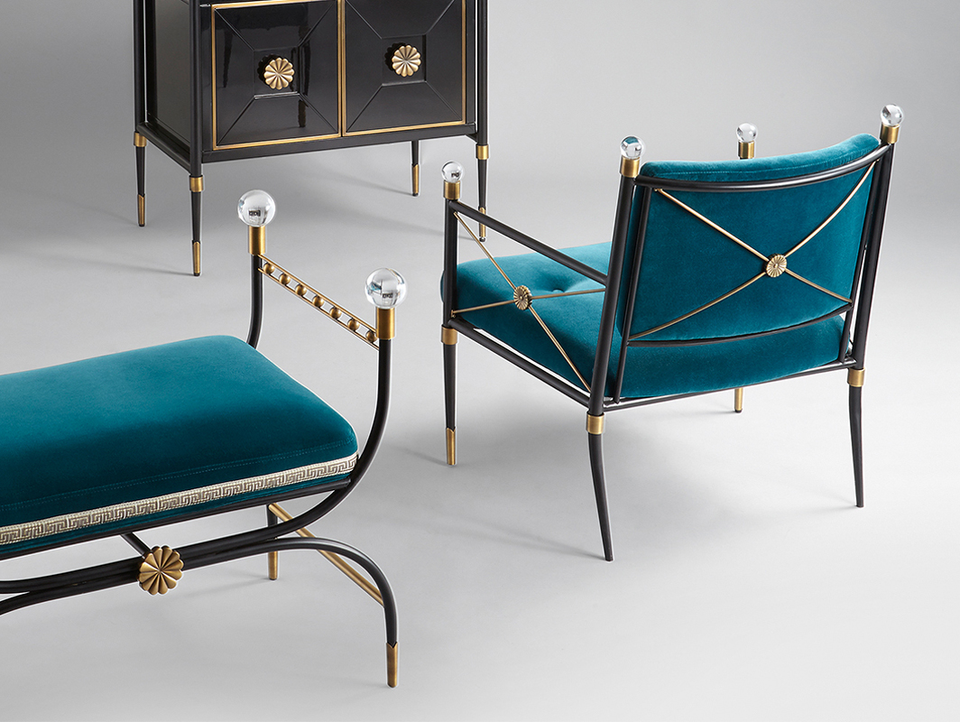 Rider Campaign Bench Jonathan Adler Core Furniture Lifestyle 2