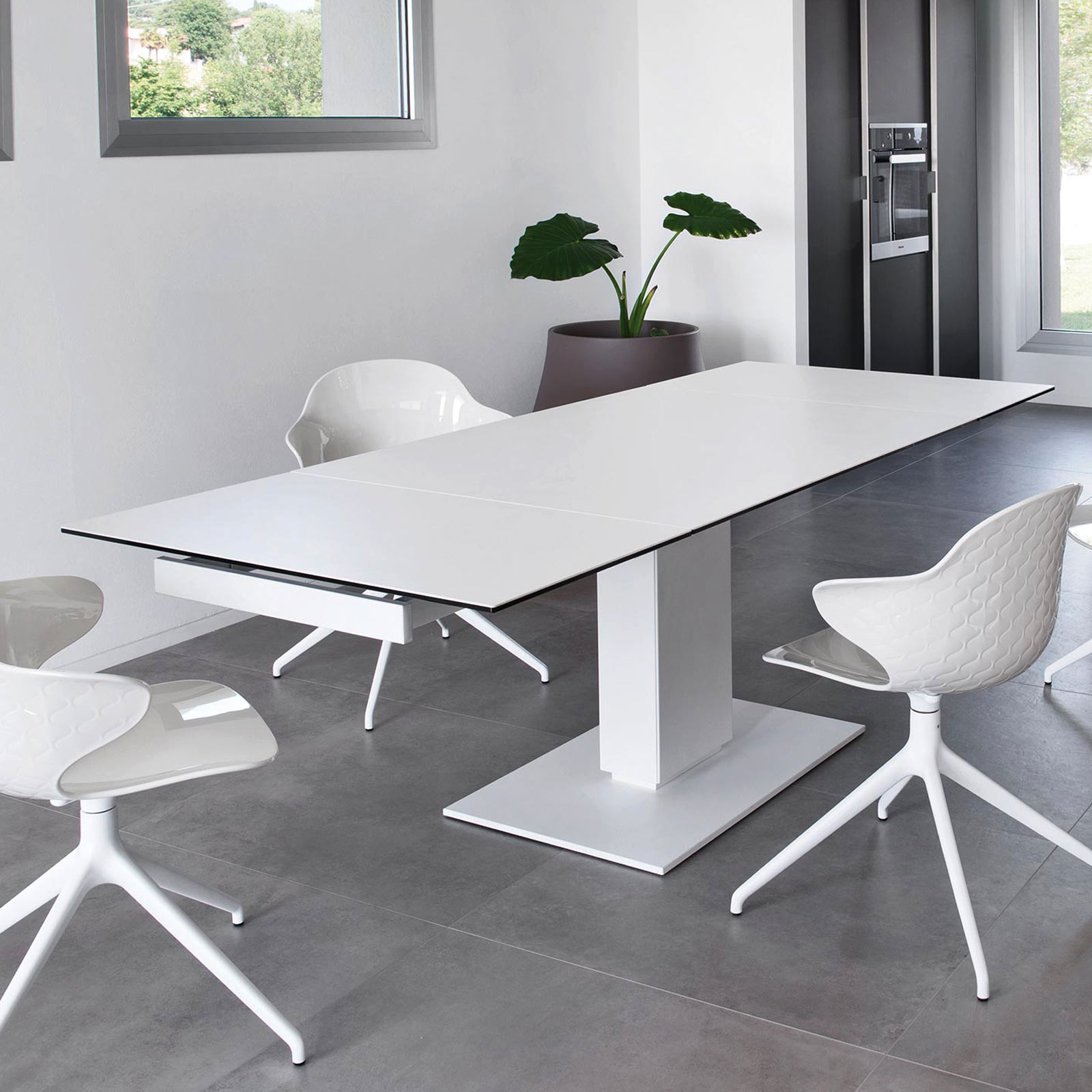 Echo Extendable Dining Table By Calligaris Core Furniture Online Echo Extendable Dining Table By Calligaris