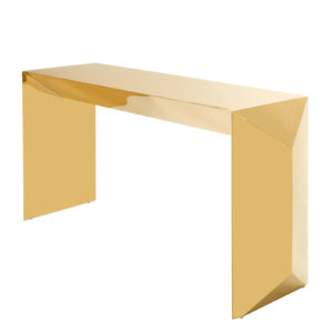 Designer Console Table Carlow by Eichholtz in a gold finish