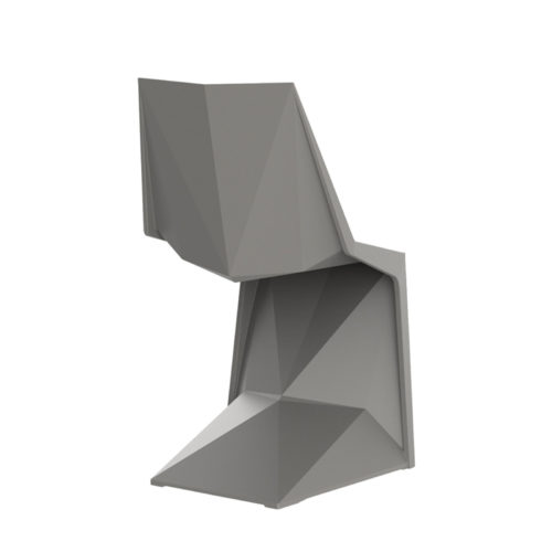 Voxel dining chair in Ecru by Vondom.