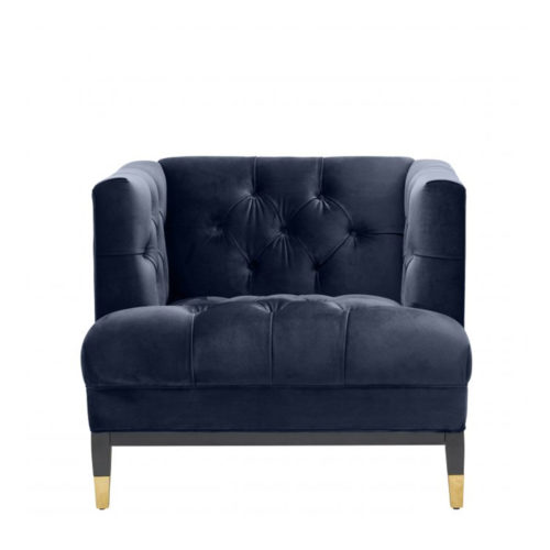 Front view of the Castelle Chair by Eichholtz.