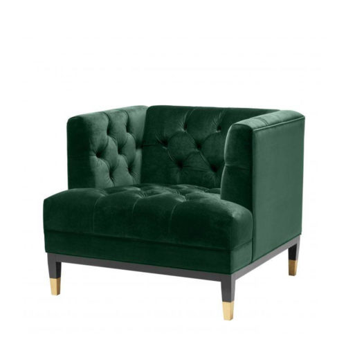 The Castelle Chair by Eichholtz in green.