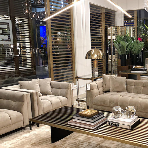 A complete Sienna Chair collection by Eichholtz.