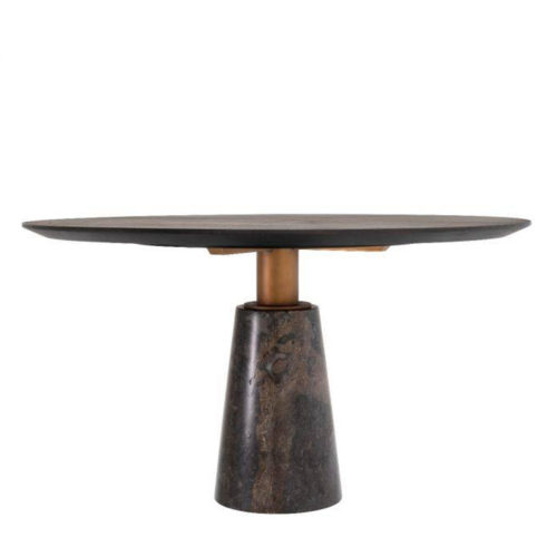 Front view of the Genova dining table by Eichholtz.