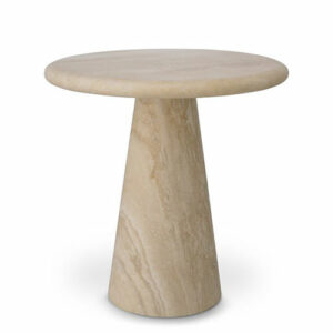 Designer Side Table Adriana S by Eichholtz in travertine