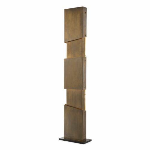 Floor Lamp Shadow by Eichholtz in vintage brass finish