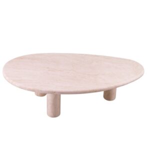 Designer Coffee Table Prelude by Eichholtz in travertine