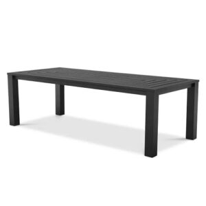 Outdoor Dining Table Vistamar by Eichholtz in sand or black finish