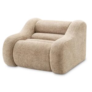 Designer Chair Carbone by Eichholtz in lyssa sand.