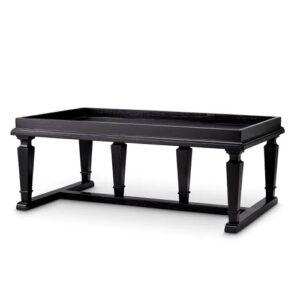 Coffee Table Americana by Eichholtz in black veneer