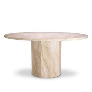 Dining Table Florence by Eichholtz in travertine