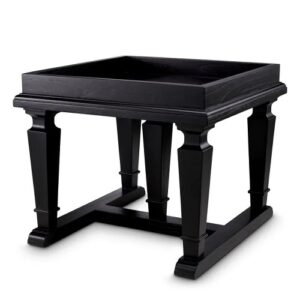 Side Table Americana by Eichholtz in black veneer
