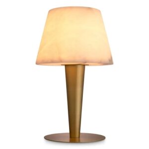 Luxurious Table Lamp Scarlette by Eichholtz in antique brass finish / black finish / alabaster
