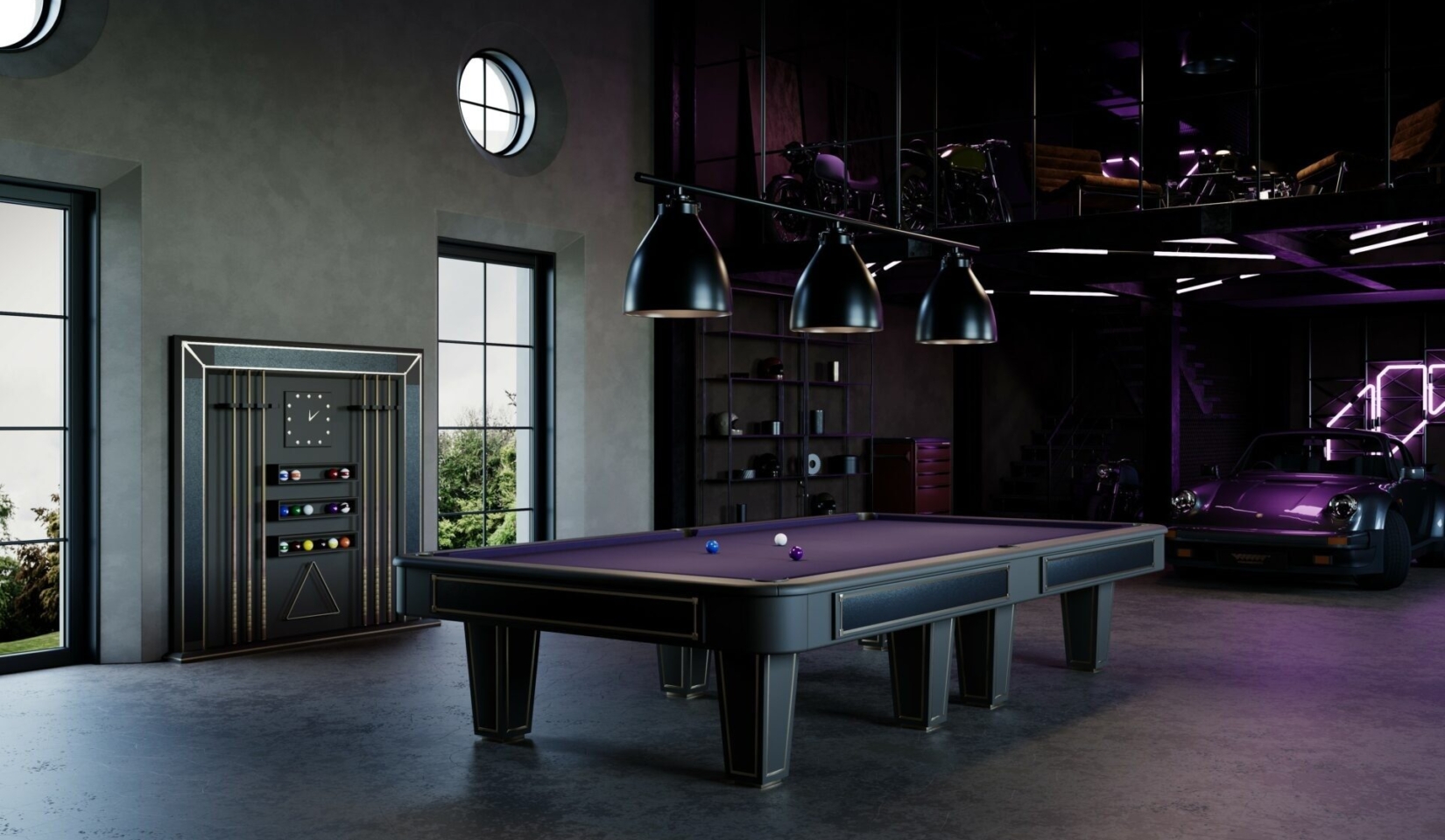 Frame Cue Rack Lifestyle