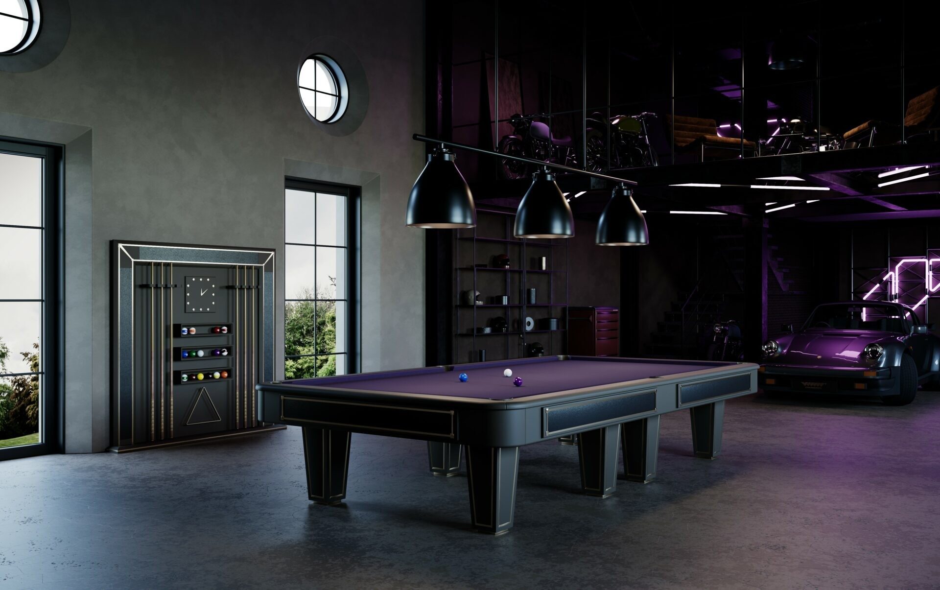 Frame Cue Rack Lifestyle