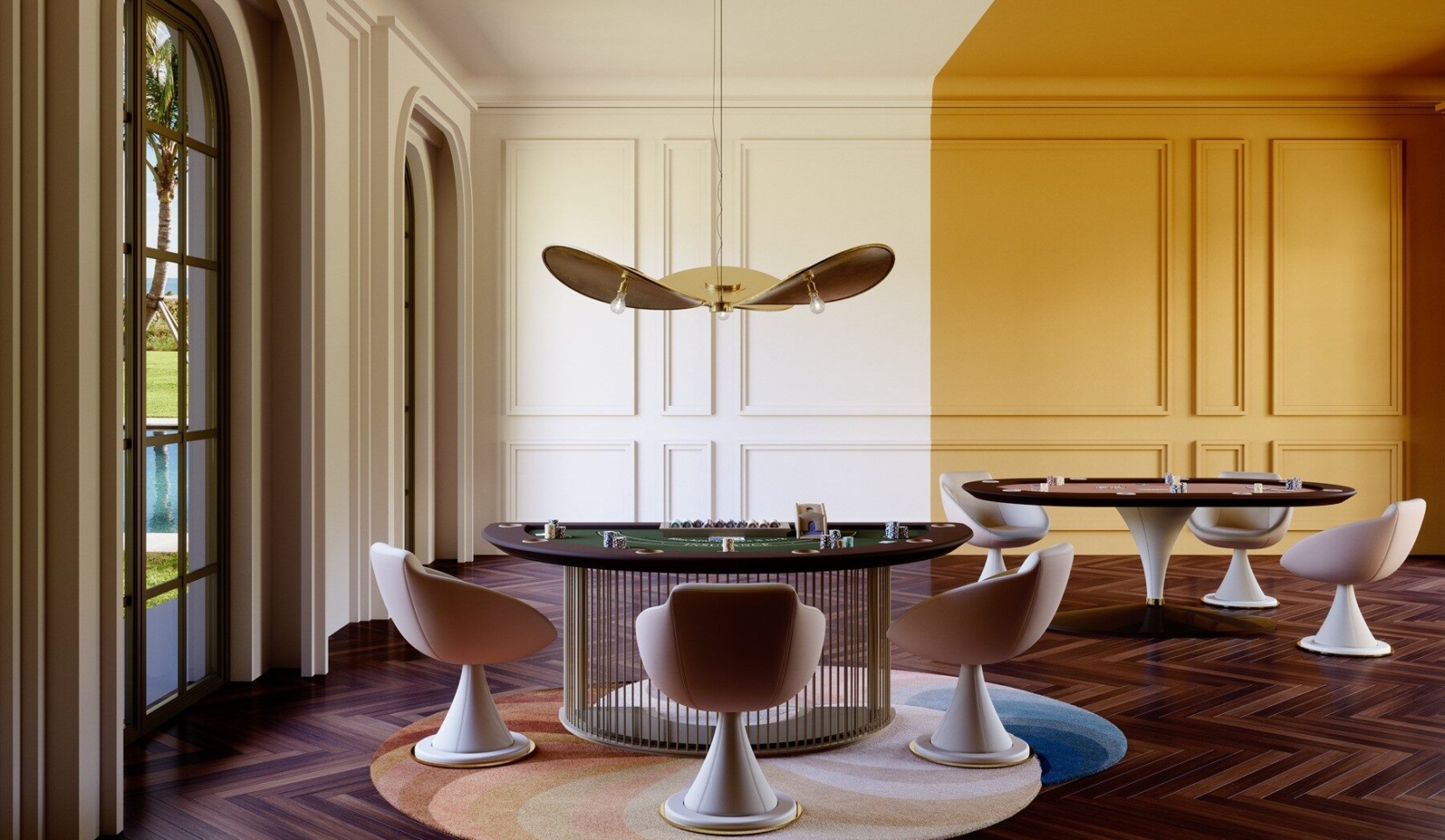 shell swivel chair lifestyle