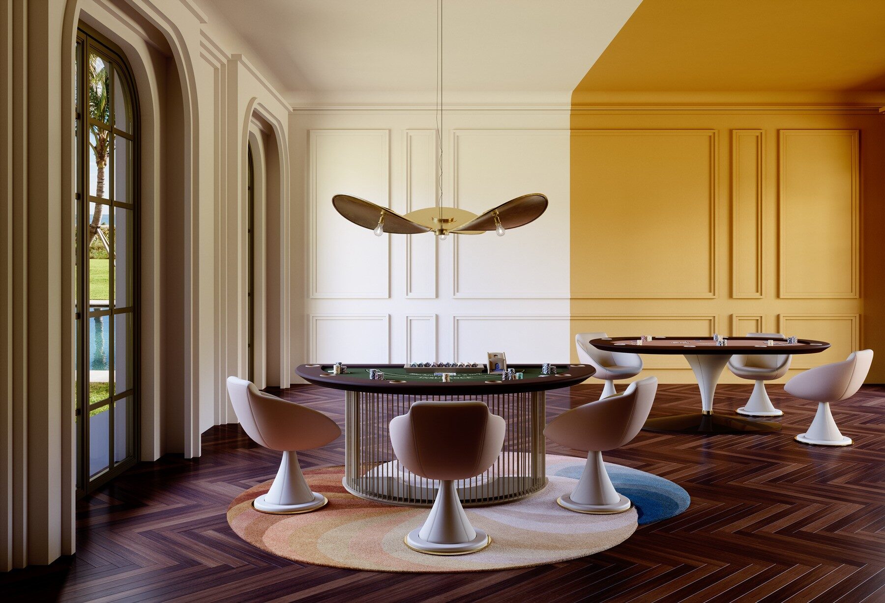 shell swivel chair lifestyle
